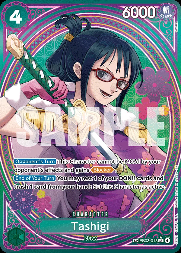 Tashigi SP EB03-018 Extra Booster: One Piece Heroines Edition
