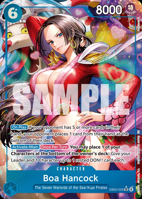 Boa Hancock Alternate Art EB03-026 Extra Booster: One Piece Heroines Edition