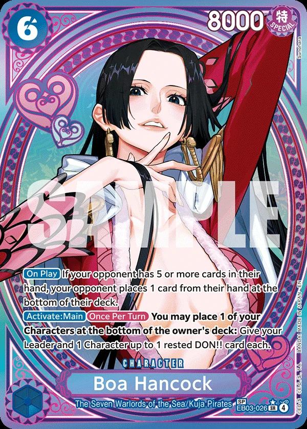 Boa Hancock SP EB03-026 Extra Booster: One Piece Heroines Edition