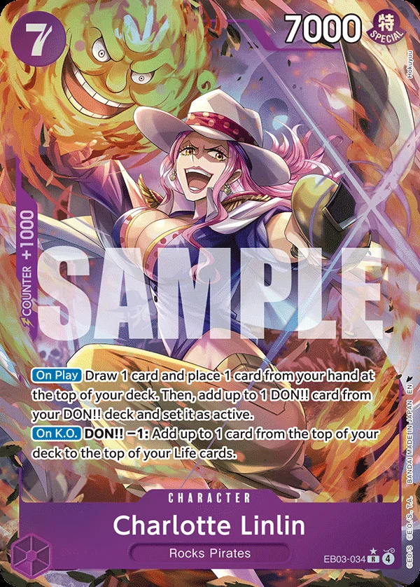 Charlotte Linlin Alternate Art EB03-034 Extra Booster: One Piece Heroines Edition