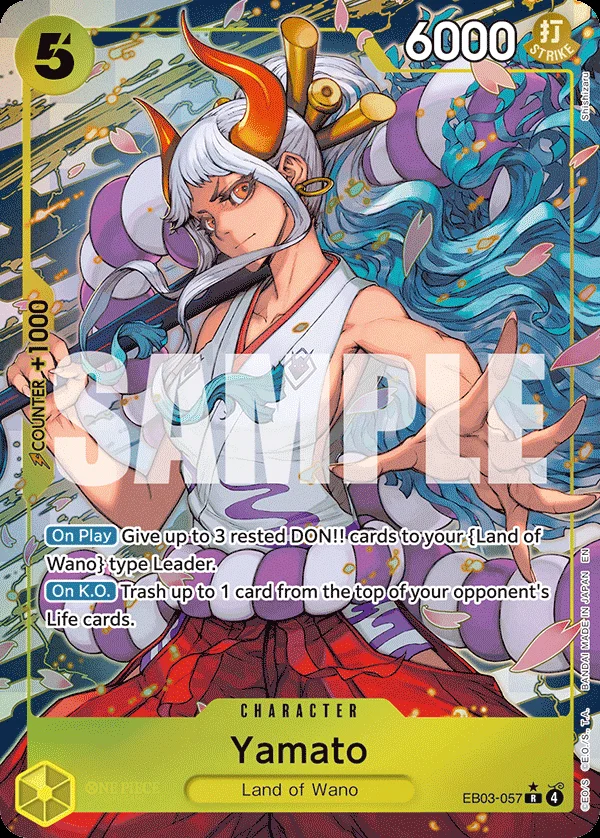 Yamato Alternate Art EB03-057 Extra Booster: One Piece Heroines Edition