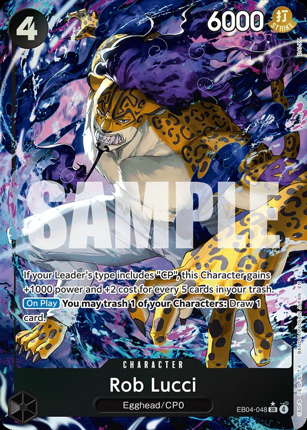 Rob Lucci Alternate Art EB04-048 Adventure on Kami's Island