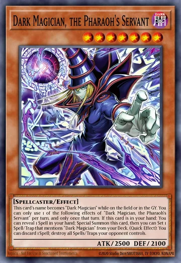 Dark Magician, the Pharaoh's Servant de Magnificent Monsters (Yu-Gi-Oh)