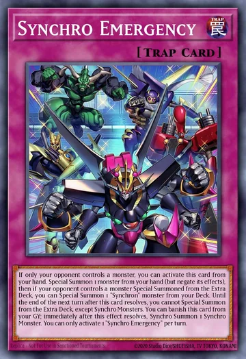 Synchro Emergency de Magnificent Monsters (Yu-Gi-Oh)