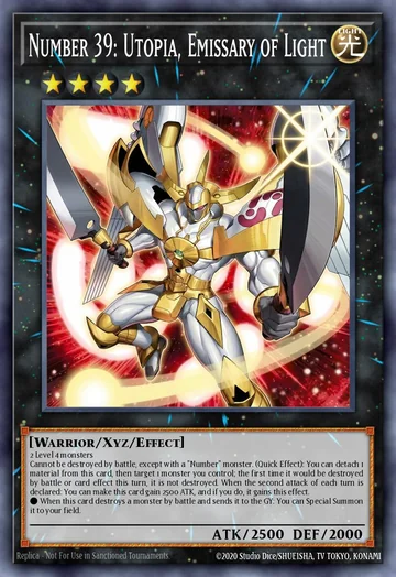 Number 39: Utopia, Emissary of Light de Magnificent Monsters (Yu-Gi-Oh)