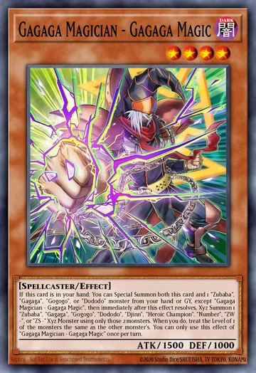 Gagaga Magician - Gagaga Magic de Magnificent Monsters (Yu-Gi-Oh)