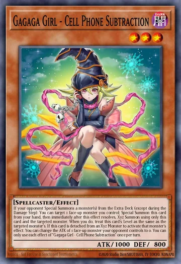 Gagaga Girl - Cell Phone Subtraction de Magnificent Monsters (Yu-Gi-Oh)