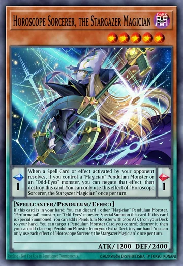 Horoscope Sorcerer, the Stargazer Magician de Magnificent Monsters (Yu-Gi-Oh)