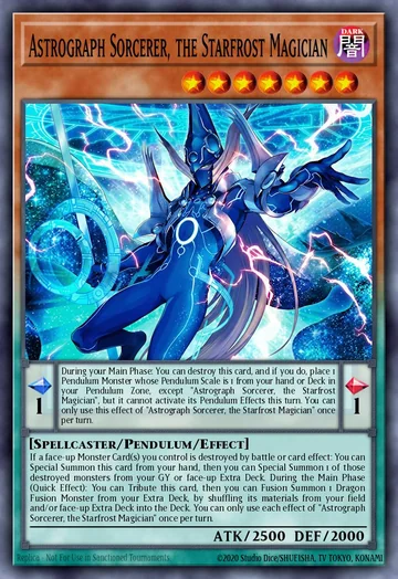 Astrograph Sorcerer, the Starfrost Magician de Magnificent Monsters (Yu-Gi-Oh)