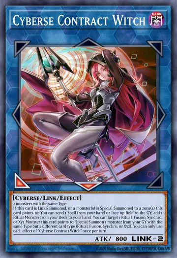 Cyberse Contract Witch de Magnificent Monsters (Yu-Gi-Oh)