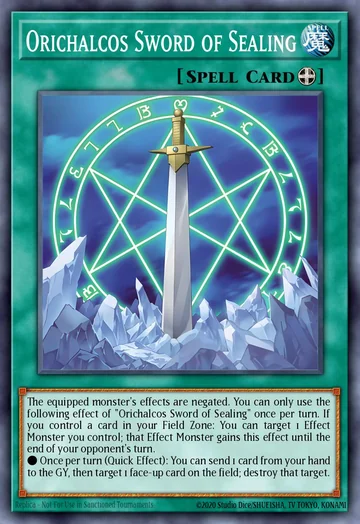 Orichalcos Sword of Sealing de Magnificent Monsters (Yu-Gi-Oh)