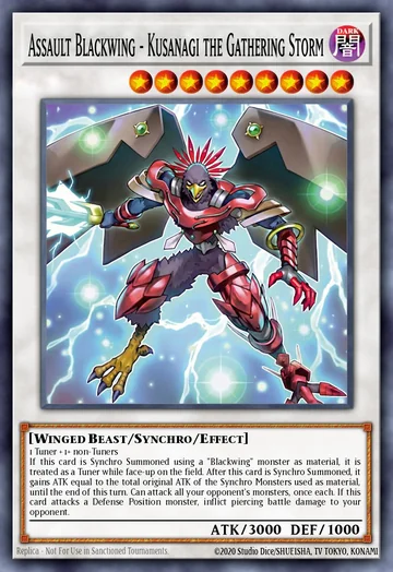 Assault Blackwing - Kusanagi the Gathering Storm de Magnificent Monsters (Yu-Gi-Oh)