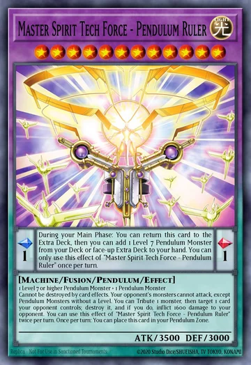 Master Spirit Tech Force - Pendulum Ruler de Magnificent Monsters (Yu-Gi-Oh)