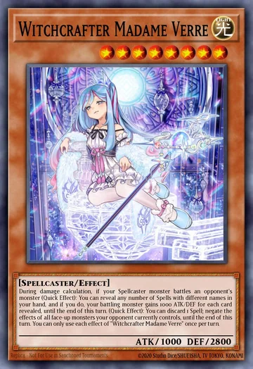 Fazticeira Madame Verre de Magnificent Monsters (Yu-Gi-Oh)