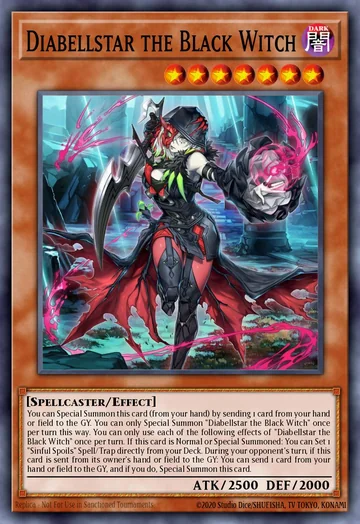 Diabellstar the Black Witch de Magnificent Monsters (Yu-Gi-Oh)