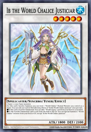 Ib, a Magistrada do Cálice Mundial de Magnificent Monsters (Yu-Gi-Oh)