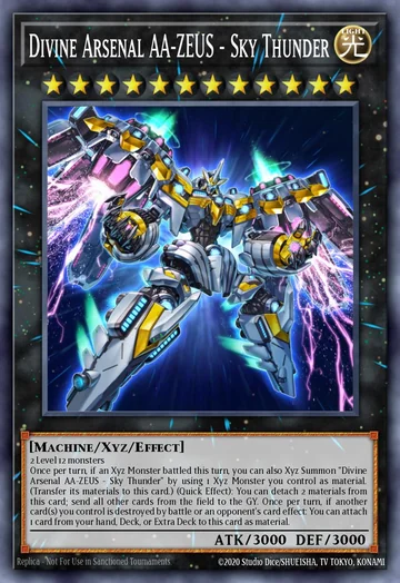 Arsenal Divino AA-ZEUS - Trovão dos Céus de Magnificent Monsters (Yu-Gi-Oh)