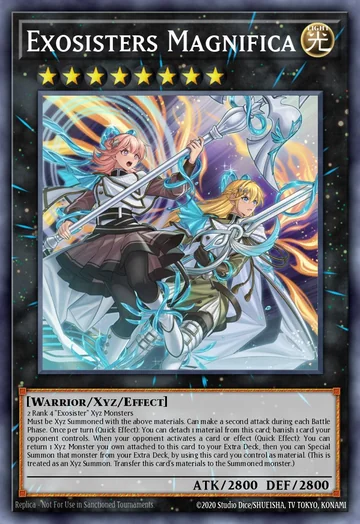 Exoirmãs Magnifica de Magnificent Monsters (Yu-Gi-Oh)