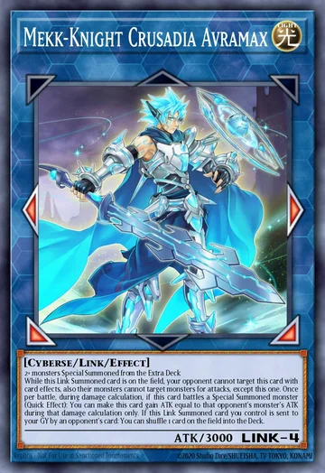 Mekk-Cavaleiro Crusadia Avramax de Magnificent Monsters (Yu-Gi-Oh)