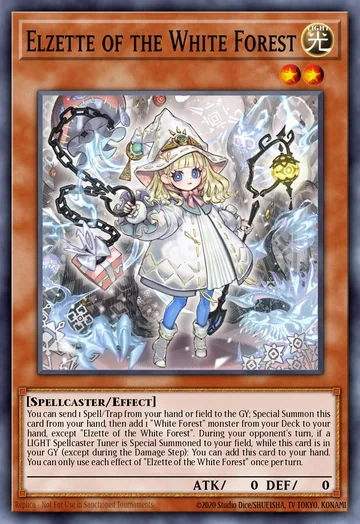 Elzette of the White Forest de Magnificent Monsters (Yu-Gi-Oh)