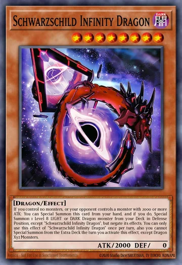 Schwarzschild Infinity Dragon de Magnificent Monsters (Yu-Gi-Oh)