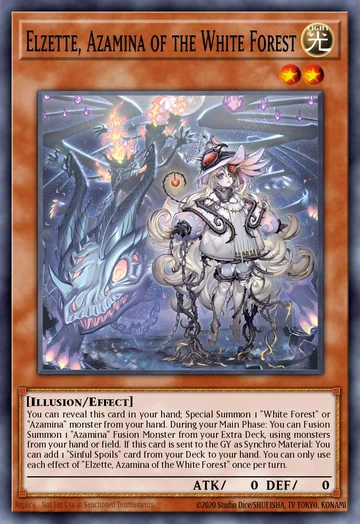 Elzette, Azamina of the White Forest de Magnificent Monsters (Yu-Gi-Oh)