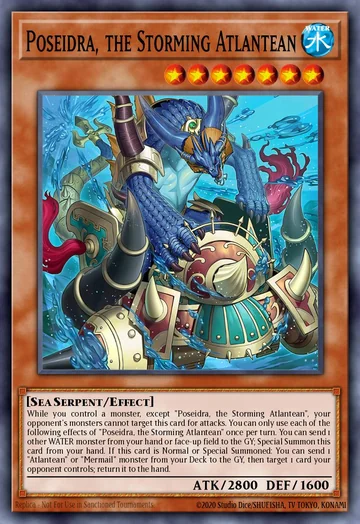 Poseidra, the Storming Atlantean de Magnificent Monsters (Yu-Gi-Oh)