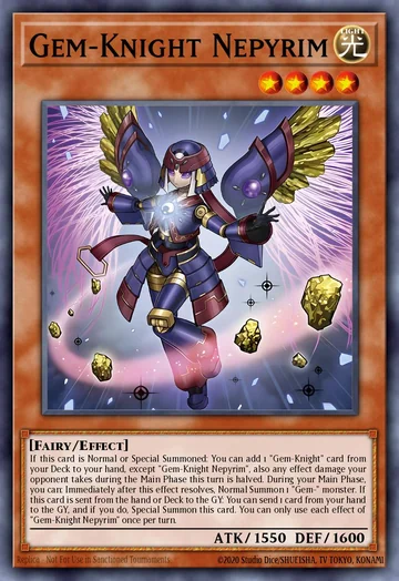 Gem-Knight Nepyrim de Magnificent Monsters (Yu-Gi-Oh)