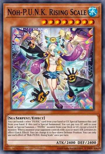 Noh-P.U.N.K. Rising Scale de Magnificent Monsters (Yu-Gi-Oh)