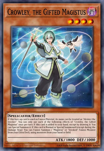 Crowley, the Gifted Magistus de Magnificent Monsters (Yu-Gi-Oh)