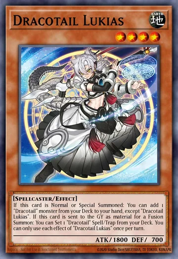 Dracotail Lukias de Magnificent Monsters (Yu-Gi-Oh)