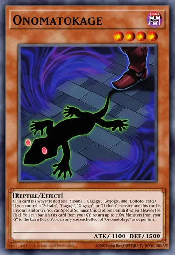 Onomatokage de Magnificent Monsters (Yu-Gi-Oh)