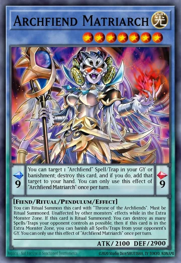 Archfiend Matriarch de Magnificent Monsters (Yu-Gi-Oh)