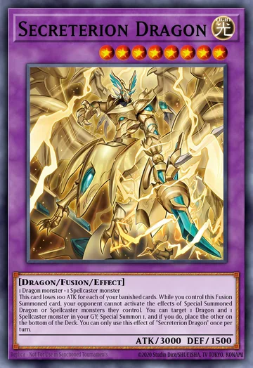 Secreterion Dragon de Magnificent Monsters (Yu-Gi-Oh)