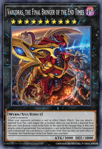 Varudras, the Final Bringer of the End Times de Magnificent Monsters (Yu-Gi-Oh)