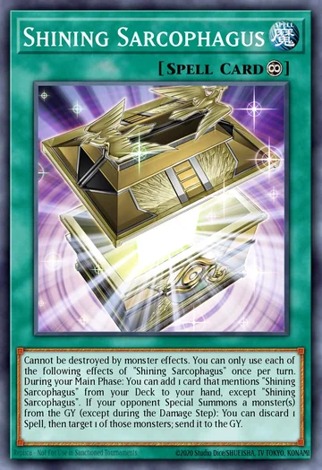 Shining Sarcophagus de Magnificent Monsters (Yu-Gi-Oh)