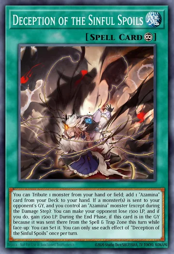 Deception of the Sinful Spoils de Magnificent Monsters (Yu-Gi-Oh)