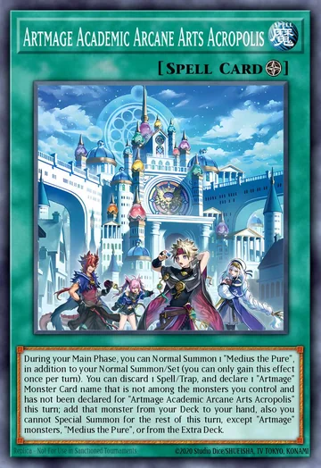 Artmage Academic Arcane Arts Acropolis de Magnificent Monsters (Yu-Gi-Oh)