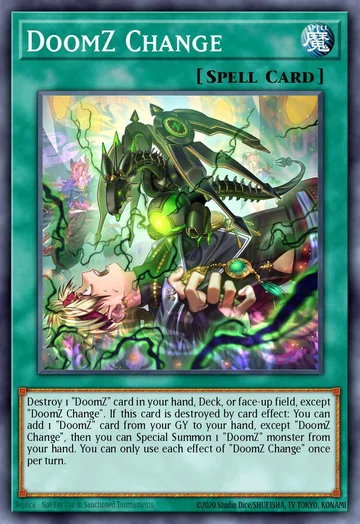 DoomZ Change de Magnificent Monsters (Yu-Gi-Oh)