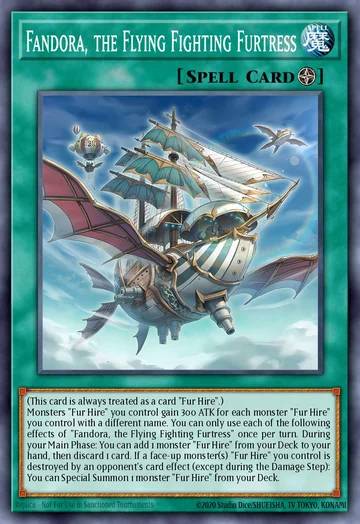 Fandora, the Flying Fighting Furtress de Magnificent Monsters (Yu-Gi-Oh)