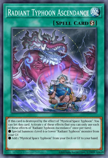 Radiant Typhoon Ascendance de Magnificent Monsters (Yu-Gi-Oh)