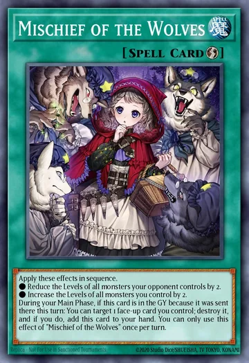 Mischief of the Wolves de Magnificent Monsters (Yu-Gi-Oh)
