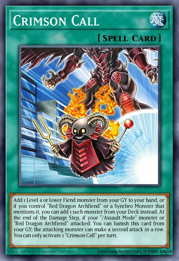 Crimson Call de Magnificent Monsters (Yu-Gi-Oh)