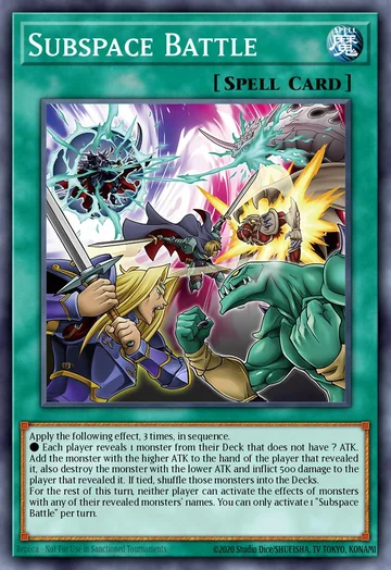 Subspace Battle de Magnificent Monsters (Yu-Gi-Oh)