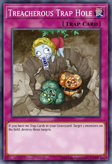 Buraco Armadilha Traiçoeiro de Magnificent Monsters (Yu-Gi-Oh)