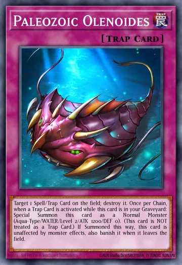 Paleozoico Olenoides de Magnificent Monsters (Yu-Gi-Oh)