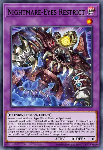 Nightmare-Eyes Restrict de Magnificent Monsters (Yu-Gi-Oh)