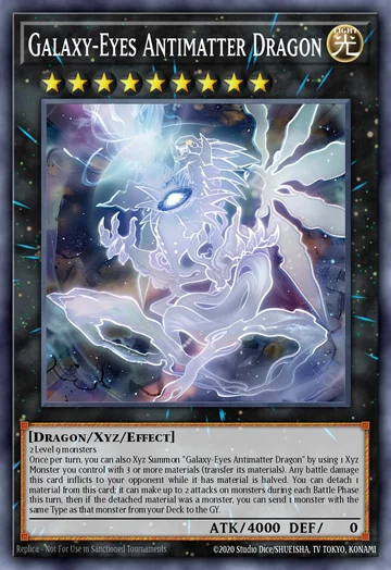 Galaxy-Eyes Antimatter Dragon de Magnificent Monsters (Yu-Gi-Oh)