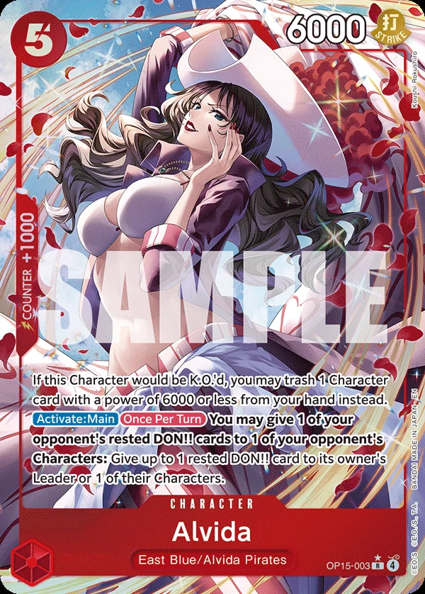 Alvida Alternate Art OP15-003 Adventure on Kami's Island