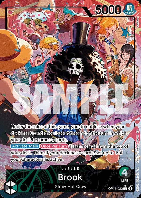 Brook Alternate Art OP15-022 Adventure on Kami's Island